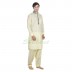 Pathani suit - Light yellow in Cotton linen Pathani suit - Light yellow in Cotton linen
